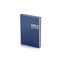Книга учета А4 80л = Синий бумвинил