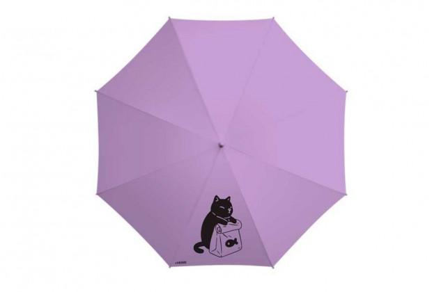 Зонт deVENTE Cat and Fish д-97см, автомат,складной, стальной каркас,8 спиц