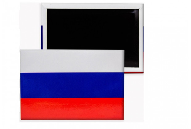 Магнит Российский флаг 8*5,5см металл J.Otten