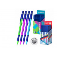 Ручка шар. R-301 Stick&Grip Neon 1.0, с резиновым гриппом, ErichKrause