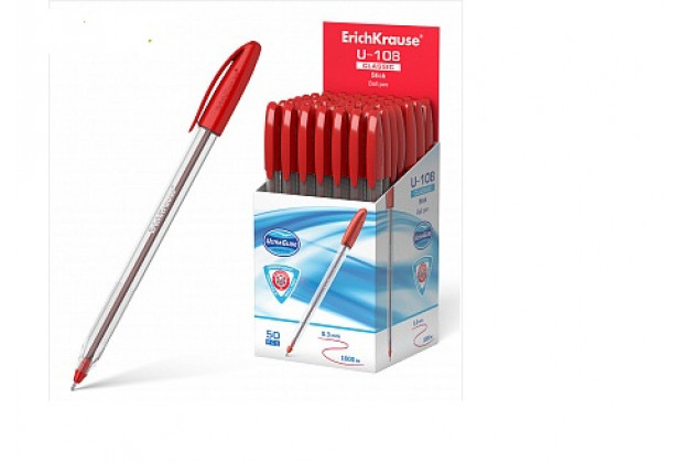 Ручка шар. U-108 Stick Classic 1.0, Ultra Glide Technology красный