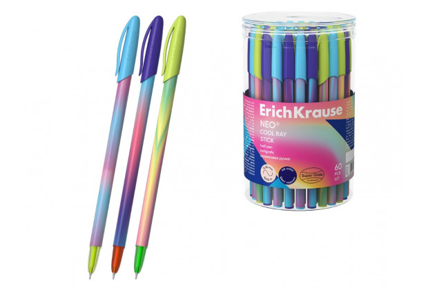 Ручка шар. Neo Stick Cool Ray 0.7, Super Glide Technology, цвет чернил сини