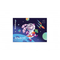 Альбом 40л А4 Space Animals клеевой Erich Krause