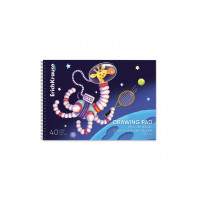 Альбом 40л А4 Space Animals. гребень ,микроперфорация Erich Krause