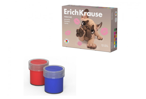 Гуашь 12цв 17мл Frenchie ErichKrause