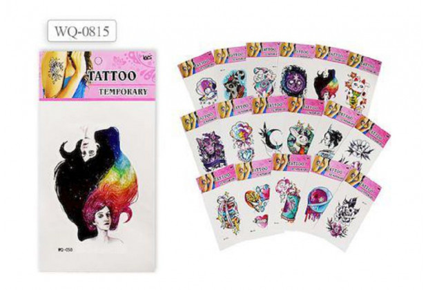 Наклейки тату Tattoo Temporary микс 8*15см