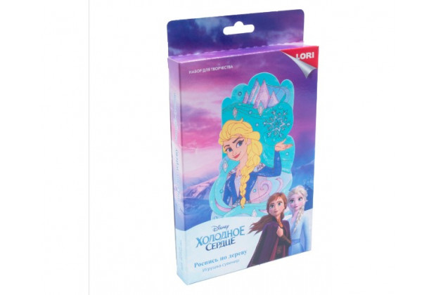 Роспись по дереву.Игрушка-сувенир Disney "Эльза"