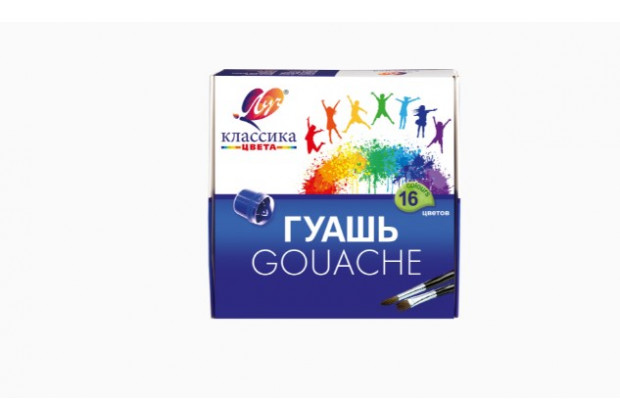 Гуашь 16цв "Классика" Луч 20мл.
