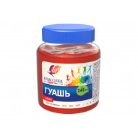 Гуашь алая 240мл Класика Луч