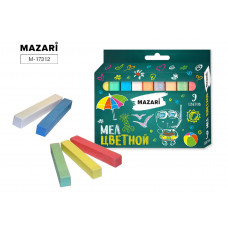 Мел цветной 9цв. карт.коробка MAZARI