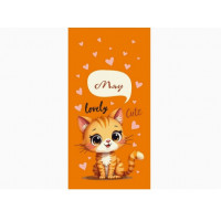 Конверт для денег Dream Cards Без текста, рыжий котенок