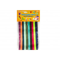 Закладки-ляссе самоклеящиеся  А4 Color lights MEGA набор (10 шт)  ЗЛ-0187