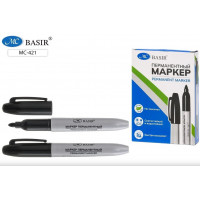 Маркер перманентный ЧЕРНЫЙ  2мм Basir