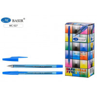 Ручка шар. Basir 927  0,7мм син.полупрозрачный корпус