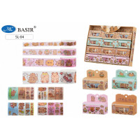 Скотч декор. 4шт КАПИБАРА 15mm, 10mm, 20mm, 30mm