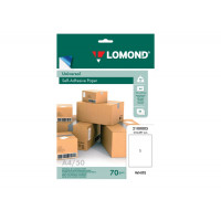 Бумага самоклеящаяся А4 50л. LOMOND 1 фрагмент 210*297 мм
