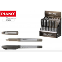 Ручка шар. Piano 253 на масл. основе, корус серебро,синяя
