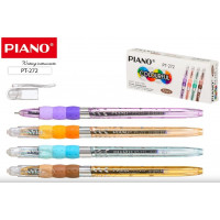 Ручка шар. Piano 272  0,5мм на масл. основе, игольч. наконечник цв, синяя