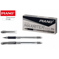 Ручка шар. Piano 338 Maxriter черная 0,5мм масл.основа, игольч. наконечник