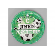 Тарелка бумажная "Мячи"