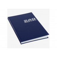 Книга учета А4 240л # Бумвинил синяя, 7БЦ