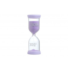 Часы песочные Happy time 30 минут 4,4*12,6см сиреневые