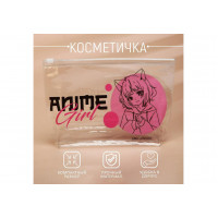 Косметичка Аниме Girl PCV прозрачный 21*2*14см