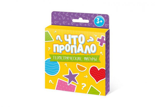 Карточки развив "Что пропало?" 105*105мм ГЕОМЕТРИЧЕСКИЕ ФИГУРЫ Феникс