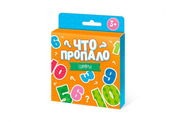 Карточки развив "Что пропало?" 105*105мм ЦИФРЫ Феникс