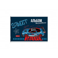 Альбом 24л А4 "НА СТАРТЕ", 2 скобы, 120г/м,  Феникс