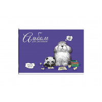 Альбом 40л А4 ПЕС УЧЕНЫЙ, 2 скобы, 100г/м,  Феникс