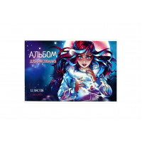 Альбом 12л А4 "РОМАНТИЧНАЯ ДЕВУШКА" 100г/м,  Феникс