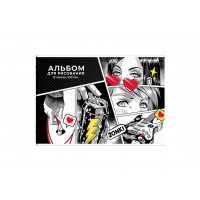 Альбом 12л А4 "ГЕРОИ АНИМЕ КОМИКС" 2 скобы, Феникс