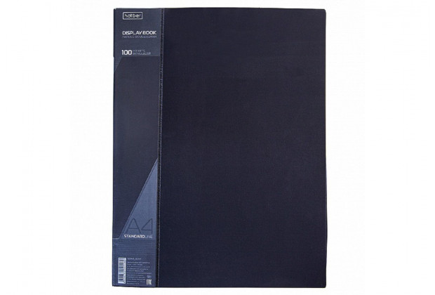Папка с файлами А4 100ф STANDARD 40мм 800мкм Черная