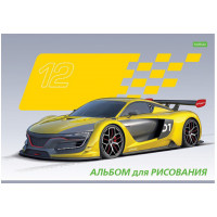 Альбом 12л А4 Автоспорт на скобе Hatber
