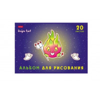 Альбом 20л А4 -Dragon fruit- на скобе Hatber