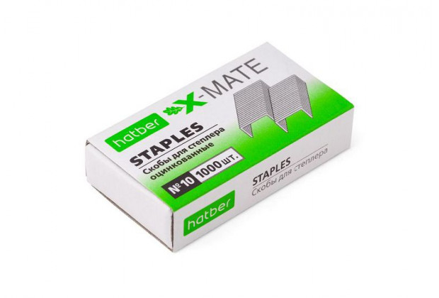 Скобы №10 X-Mate Hatber 1000шт 5мм