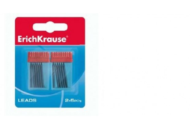 Грифель для циркуля Erich Krause (5 шт в контейнере, 2 контейнера на блистере)