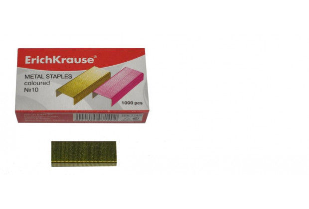 Скобы №10, цветные Erich Krause