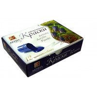 Краски акрил. 12цв. художественные Луч