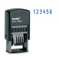 Нумератор-мини 4836 PRINTY .6 разрядов.3.8мм