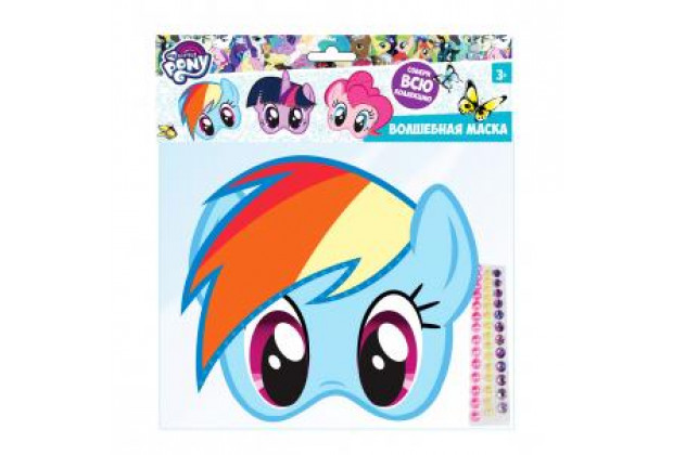 Набор Сделай маску My little Pony-Рейнбоу (маска стразы)Centrum